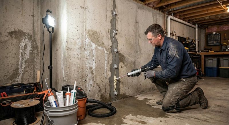 Basement Foundation Sealing in Fredericksburg, VA