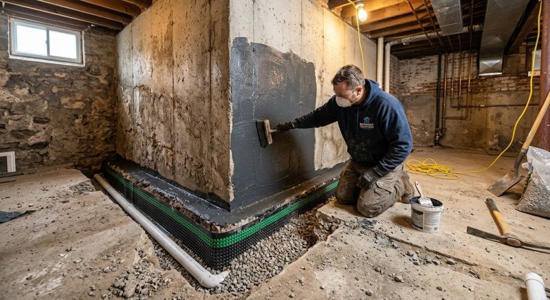 Concrete Waterproofing in Fredericksburg, VA
