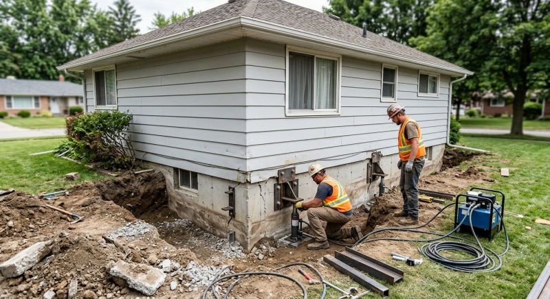 Sinking Foundation Repair in Fort Collins, CO