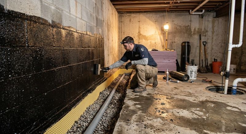 Wet Basement Repair in Greenville, SC